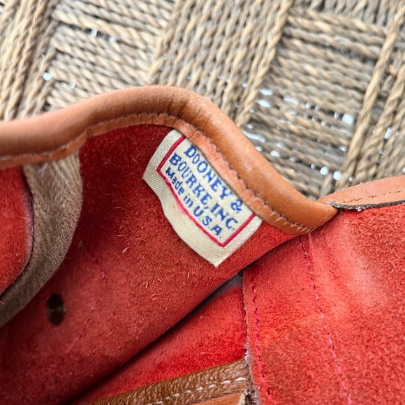 Dooney & Bourke Purse Vintage All Weather Leather Red Shoulder Bag 80’s - Picture 6 of 11